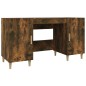 vidaXL Escritorio madera contrachapada roble ahumado 140x50x75 cm vidaXL Escritorio madera contrachapada roble ahumado 140x50x75 cm