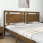 vidaXL Cabecero de cama madera maciza de pino marrón miel 205x4x100 cm vidaXL Cabecero de cama madera maciza de pino marrón miel 205x4x100 cm