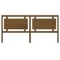 vidaXL Cabecero de cama madera maciza de pino marrón miel 205x4x100 cm vidaXL Cabecero de cama madera maciza de pino marrón miel 205x4x100 cm