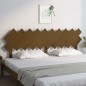 vidaXL Cabecero de cama madera maciza pino marrón miel 196x3x80,5 cm vidaXL Cabecero de cama madera maciza pino marrón miel 196x3x80,5 cm