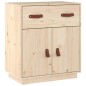vidaXL Aparador de madera maciza de pino 65,5x40x75 cm vidaXL Aparador de madera maciza de pino 65,5x40x75 cm