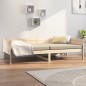 vidaXL Sofá cama de madera maciza de pino 90x200 cm vidaXL Sofá cama de madera maciza de pino 90x200 cm