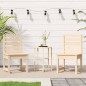 vidaXL Sillas de jardín 2 uds madera maciza pino 40,5x48x91,5 cm vidaXL Sillas de jardín 2 uds madera maciza pino 40,5x48x91,5 cm