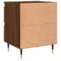 vidaXL Mesita de noche madera de ingeniería marrón roble 40x35x50 cm vidaXL Mesita de noche madera de ingeniería marrón roble 40x35x50 cm