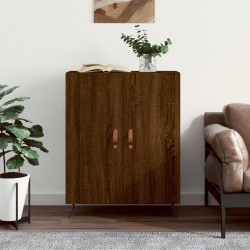 vidaXL Aparador de madera de ingeniería marrón roble 69,5x34x90 cm