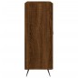 vidaXL Aparador de madera de ingeniería marrón roble 69,5x34x90 cm vidaXL Aparador de madera de ingeniería marrón roble 69,5x34x90 cm
