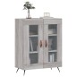 vidaXL Aparador de madera de ingeniería gris Sonoma 69,5x34x90 cm vidaXL Aparador de madera de ingeniería gris Sonoma 69,5x34x90 cm