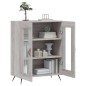 vidaXL Aparador de madera de ingeniería gris Sonoma 69,5x34x90 cm vidaXL Aparador de madera de ingeniería gris Sonoma 69,5x34x90 cm