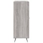 vidaXL Aparador de madera de ingeniería gris Sonoma 69,5x34x90 cm vidaXL Aparador de madera de ingeniería gris Sonoma 69,5x34x90 cm