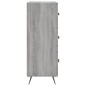vidaXL Cómoda madera de ingeniería gris Sonoma 69,5x34x90 cm vidaXL Cómoda madera de ingeniería gris Sonoma 69,5x34x90 cm