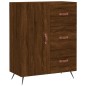 vidaXL Aparador de madera de ingeniería marrón roble 69,5x34x90 cm vidaXL Aparador de madera de ingeniería marrón roble 69,5x34x90 cm