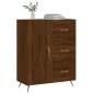 vidaXL Aparador de madera de ingeniería marrón roble 69,5x34x90 cm vidaXL Aparador de madera de ingeniería marrón roble 69,5x34x90 cm