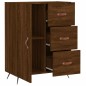 vidaXL Aparador de madera de ingeniería marrón roble 69,5x34x90 cm vidaXL Aparador de madera de ingeniería marrón roble 69,5x34x90 cm
