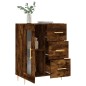 vidaXL Aparador de madera de ingeniería roble ahumado 69,5x34x90 cm vidaXL Aparador de madera de ingeniería roble ahumado 69,5x34x90 cm