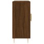 vidaXL Aparador de madera de ingeniería marrón roble 90x34x80 cm vidaXL Aparador de madera de ingeniería marrón roble 90x34x80 cm