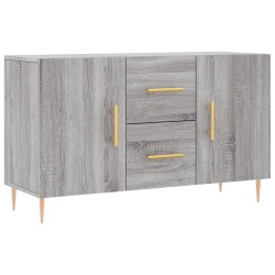 vidaXL Aparador de madera de ingeniería gris Sonoma 100x36x60 cm