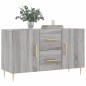 vidaXL Aparador de madera de ingeniería gris Sonoma 100x36x60 cm vidaXL Aparador de madera de ingeniería gris Sonoma 100x36x60 cm