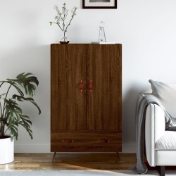 vidaXL Aparador alto madera de ingeniería roble marrón 69,5x31x115 cm
