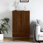 vidaXL Aparador alto madera de ingeniería roble marrón 69,5x31x115 cm