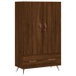 vidaXL Aparador alto madera de ingeniería roble marrón 69,5x31x115 cm