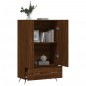 vidaXL Aparador alto madera de ingeniería roble marrón 69,5x31x115 cm
