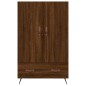 vidaXL Aparador alto madera de ingeniería roble marrón 69,5x31x115 cm