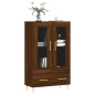 vidaXL Aparador alto madera de ingeniería roble marrón 69,5x31x115 cm vidaXL Aparador alto madera de ingeniería roble marrón 69,5x31x115 cm