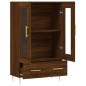 vidaXL Aparador alto madera de ingeniería roble marrón 69,5x31x115 cm vidaXL Aparador alto madera de ingeniería roble marrón 69,5x31x115 cm