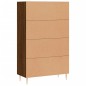 vidaXL Aparador alto madera de ingeniería roble marrón 69,5x31x115 cm vidaXL Aparador alto madera de ingeniería roble marrón 69,5x31x115 cm