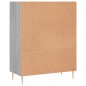 vidaXL Estantería madera de ingeniería gris Sonoma 69,5x32,5x90 cm vidaXL Estantería madera de ingeniería gris Sonoma 69,5x32,5x90 cm