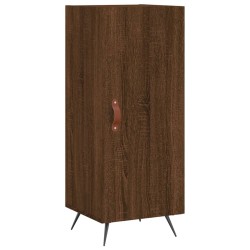 vidaXL Aparador madera de ingeniería marrón roble 34,5x34x90 cm