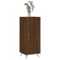 vidaXL Aparador madera de ingeniería marrón roble 34,5x34x90 cm vidaXL Aparador madera de ingeniería marrón roble 34,5x34x90 cm