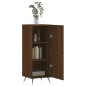 vidaXL Aparador madera de ingeniería marrón roble 34,5x34x90 cm vidaXL Aparador madera de ingeniería marrón roble 34,5x34x90 cm