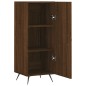 vidaXL Aparador madera de ingeniería marrón roble 34,5x34x90 cm vidaXL Aparador madera de ingeniería marrón roble 34,5x34x90 cm