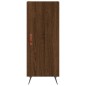 vidaXL Aparador madera de ingeniería marrón roble 34,5x34x90 cm vidaXL Aparador madera de ingeniería marrón roble 34,5x34x90 cm