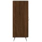 vidaXL Aparador madera de ingeniería marrón roble 34,5x34x90 cm vidaXL Aparador madera de ingeniería marrón roble 34,5x34x90 cm