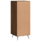 vidaXL Aparador madera de ingeniería marrón roble 34,5x34x90 cm vidaXL Aparador madera de ingeniería marrón roble 34,5x34x90 cm