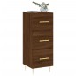 vidaXL Aparador madera de ingeniería marrón roble 34,5x34x90 cm vidaXL Aparador madera de ingeniería marrón roble 34,5x34x90 cm