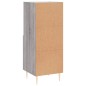vidaXL Aparador madera de ingeniería gris Sonoma 34,5x34x90 cm vidaXL Aparador madera de ingeniería gris Sonoma 34,5x34x90 cm