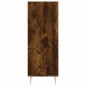 vidaXL Aparador de madera de ingeniería roble ahumado 34,5x32,5x90 cm vidaXL Aparador de madera de ingeniería roble ahumado 34,5x32,5x90 cm
