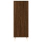 vidaXL Aparador de madera de ingeniería marrón roble 34,5x32,5x90 cm vidaXL Aparador de madera de ingeniería marrón roble 34,5x32,5x90 cm