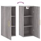 vidaXL Armario de pared gris Sonoma 34,5x34x90 cm vidaXL Armario de pared gris Sonoma 34,5x34x90 cm