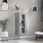 vidaXL Armario de pared gris Sonoma 34,5x34x90 cm