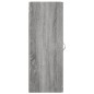 vidaXL Armario de pared gris Sonoma 34,5x34x90 cm