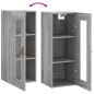 vidaXL Armario de pared gris Sonoma 34,5x34x90 cm