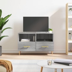 vidaXL Mueble de TV madera de ingeniería gris Sonoma 80x36x50 cm