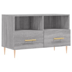 vidaXL Mueble de TV madera de ingeniería gris Sonoma 80x36x50 cm