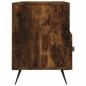 vidaXL Mueble de TV madera de ingeniería roble ahumado 102x36x50 cm vidaXL Mueble de TV madera de ingeniería roble ahumado 102x36x50 cm