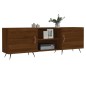 vidaXL Mueble de TV madera de ingeniería roble marrón 150x30x50 cm vidaXL Mueble de TV madera de ingeniería roble marrón 150x30x50 cm