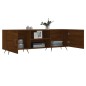 vidaXL Mueble de TV madera de ingeniería roble marrón 150x30x50 cm vidaXL Mueble de TV madera de ingeniería roble marrón 150x30x50 cm